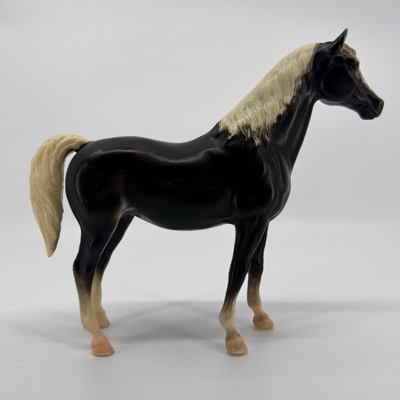 Breyer Other - Vtg 70s Breyer Arabian Mare Horse Figurine 12in Traditional Charcoal Dickory USA